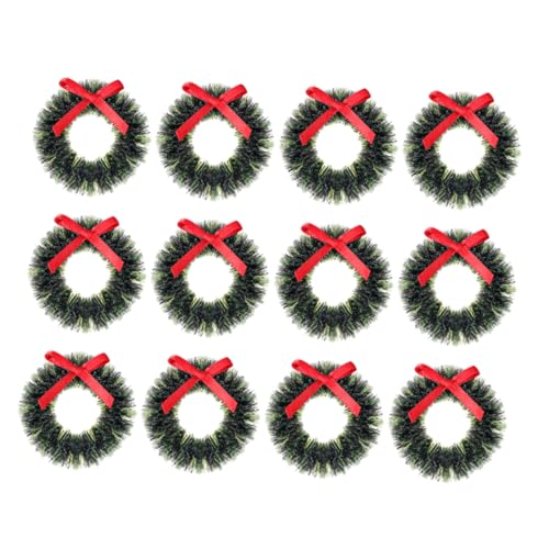 BESPORTBLE 12Stücke Weihnachtskränze Für Puppenhaus Kleine Weihnachtskränze Als Ornament Für Weihnachtsbaum Und Dekoration Puppenhaus Zubehör Mini Weihnachtsdeko BESPORTBLE 12Stücke Weihnachtskränze Für Puppenhaus Kleine Weihnachtskränze Als Ornament Für Weihnachtsbaum Und Dekoration Puppenhaus Zubehör Mini Weihnachtsdeko von BESPORTBLE