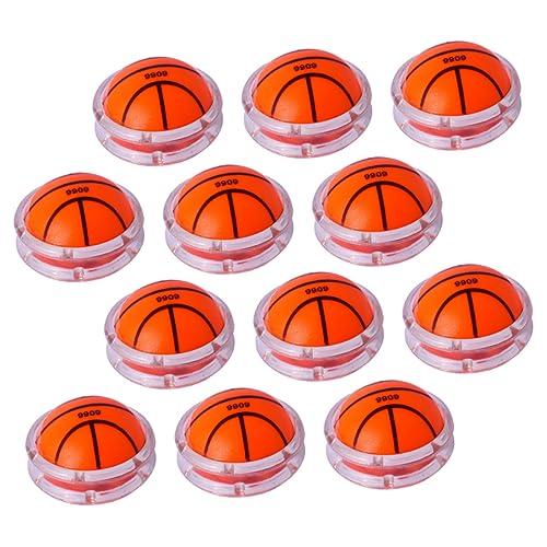 BESPORTBLE 12Stücke Yo Yo Bälle aus Kunststoff Zufällige Farben Designs Fingerspielzeug für Geschicklichkeit und Koordination Robust und Sicher von BESPORTBLE