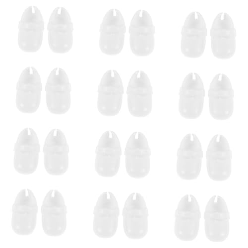BESPORTBLE 135 Paare Puppenschuhe aus Kunststoff Realistische Stiefelmodelle Kunterbunte Accessoires für Miniaturpuppen und Puppenhaus Zubehör für Kreative Rollenspiele von BESPORTBLE