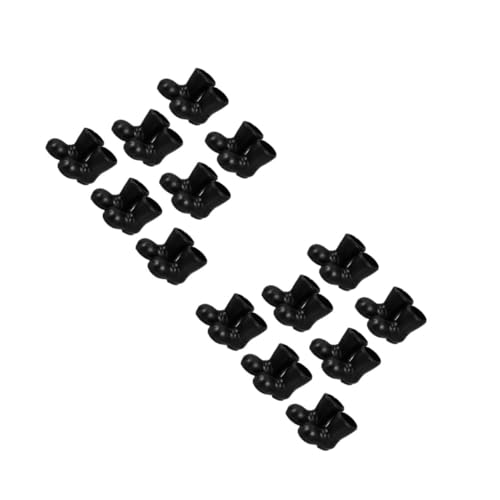 BESPORTBLE 14 Paare Mini Weihnachtsstiefel Santa Claus Schuhe Modell Realistische Puppenhaus Deko Kunststoff Miniatur Stiefel für DIY Basteln Kinderzimmer und Schreibtisch Zubehör von BESPORTBLE
