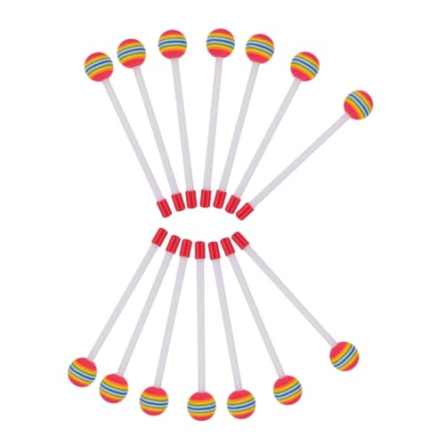 BESPORTBLE 14 Stück Teiliges Orff Schlaginstrument Bunte Lollipop-Form Mallets mit Kunststoffgriff Fördert Rhythmusgefühl und Hand-Auge-koordination für Musikunterricht und Frühe Bildung BESPORTBLE 14 Stück Teiliges Orff Schlaginstrument Bunte Lollipop-Form Mallets mit Kunststoffgriff Fördert Rhythmusgefühl und Hand-Auge-koordination für Musikunterricht und Frühe Bildung von BESPORTBLE