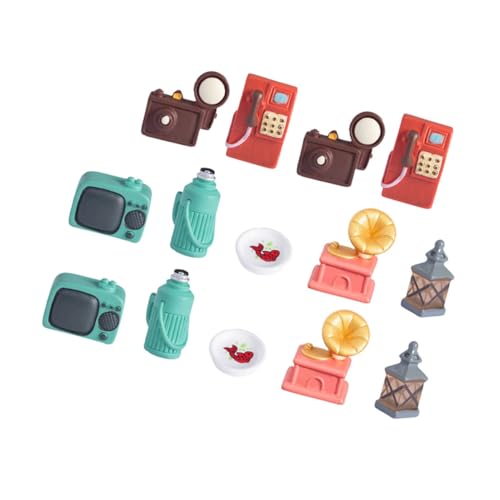 BESPORTBLE 14 Stück Teiliges Set Puppenhaus Zubehör Retro Miniatur Haushaltsgeräte aus Resin für DIY Dioramen Einschließlich Kamera Telefon Laterne und Mehr für Sammler und Kreative Projekte BESPORTBLE 14 Stück Teiliges Set Puppenhaus Zubehör Retro Miniatur Haushaltsgeräte aus Resin für DIY Dioramen Einschließlich Kamera Telefon Laterne und Mehr für Sammler und Kreative Projekte von BESPORTBLE