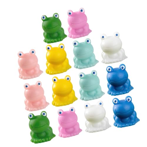 BESPORTBLE 14Stücke Mini Froschfiguren aus Harz Niedliche Dekoration für Garten Puppenhaus und Auto Langlebige Desktop Ornamente Vielseitige Frosch Miniaturfiguren Farben BESPORTBLE 14Stücke Mini Froschfiguren aus Harz Niedliche Dekoration für Garten Puppenhaus und Auto Langlebige Desktop Ornamente Vielseitige Frosch Miniaturfiguren Farben von BESPORTBLE