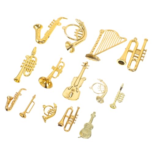 BESPORTBLE 14Stücke Teiliges Set Acryl Musikinstrumente Für Weihnachtsbaum Deko DIY Weihnachtsinstrumente Anhänger Für Festliche Anlässe Und Weihnachtsfeiern von BESPORTBLE