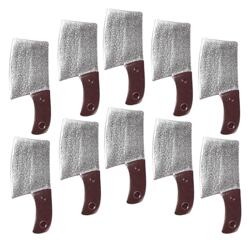 BESPORTBLE 15 Stück Miniatur Küchenmesser Miniatur Küchenzubehör aus Resin Lebensecht Farbig Puppenhaus Deko Mini Cutter für Puppenhaus Zubehör Küchendeko von BESPORTBLE