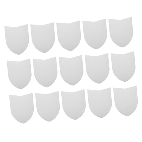 BESPORTBLE 15 Stück Teiliges DIY Schild für Blanko Pappschilde zum Bemalen und Dekorieren Leicht und Griffgerecht für Kreatives Rollenspiel Geburtstagsfeiern und Schulprojekte von BESPORTBLE