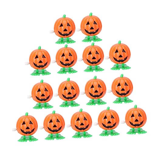 BESPORTBLE 15 Stück Teiliges Halloween Aufziehspielzeug Sprung Kürbis aus Robustem für Kreative Deko für Halloween Feiern und Kinderzimmer von BESPORTBLE