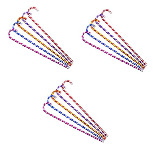 BESPORTBLE 15 Stück Teiliges Jazz Tanzstöcke Zweifarbig Zufällige Farben Bühnenrequisiten Walking Stick für Bühnenauftritte Party Dekoration Cosplay Zubehör Zufällige Farbe von BESPORTBLE