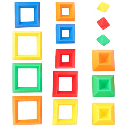 BESPORTBLE 15 Stück Teiliges Lernspielzeug aus Stapelbare Pyramidenelemente für Kreative Entwicklung Pädagogisches für Ab Jahren Fördert Feinmotorik und Farbenfrohe Bauklötze Zufällige Farbe BESPORTBLE 15 Stück Teiliges Lernspielzeug aus Stapelbare Pyramidenelemente für Kreative Entwicklung Pädagogisches für Ab Jahren Fördert Feinmotorik und Farbenfrohe Bauklötze Zufällige Farbe von BESPORTBLE