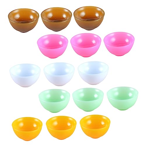 BESPORTBLE 15 Stück Teiliges Mini Puppengeschirr Bunte Mini Schalen für DIY Küchenzubehör für Puppenhäuser Fördert Kreativität und Hand Auge Koordination BESPORTBLE 15 Stück Teiliges Mini Puppengeschirr Bunte Mini Schalen für DIY Küchenzubehör für Puppenhäuser Fördert Kreativität und Hand Auge Koordination von BESPORTBLE