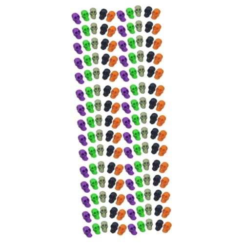 BESPORTBLE 150 Stck. Mini Halloween Schädel Kunststoff Skelett Dekoration DIY Zubehör für Party Mitgebsel und Grusel Deko von BESPORTBLE