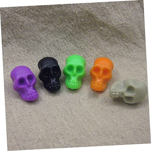 BESPORTBLE 150 Stck. Teiliges Mini Schädel Deko Bunte Halloween Deko Langlebige Kunststoff Schädel DIY Accessoire für Halloween Party und Gruselige Bastelprojekte von BESPORTBLE