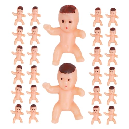 BESPORTBLE 150 Stück Mini Babyfiguren aus Kunststoff Bunte Shower Deko Kompakte Party Streudeko Langlebige Babyspiele Zubehör für Eiswürfelspiel und Babyparty Geschenk von BESPORTBLE