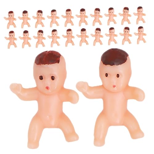 BESPORTBLE 150 Stück Teiliges Mini Plastik Kompakte Babyparty Dekofiguren in Lateinamerikanischen Farben Tragbare Tischdeko Souvenirs für Shower Girl Boy Shower Favor Supplies von BESPORTBLE