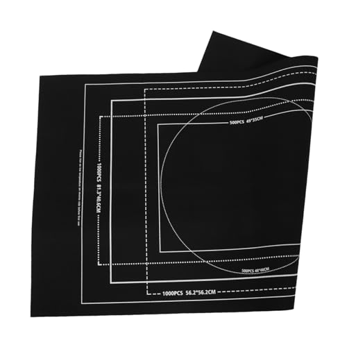 BESPORTBLE 1500 Stück Puzzle Roll Up Matte für Aufbewahrung von Puzzles Schwarz aus Weichem Filz für Erwachsene Vielseitige Aufbewahrungslösung und Bastelarbeiten von BESPORTBLE