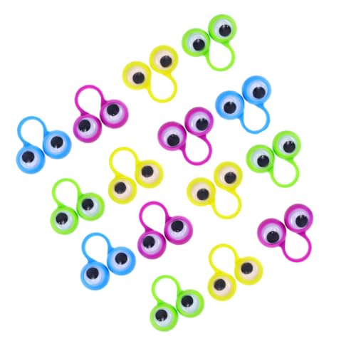 BESPORTBLE 15Stücke Fingerpuppen Mit Großen Augen Augen Fingerpuppen Für Lernspielzeug Und Party Accessoires Mitgebsel Für Kindergeburtstage Und Feste von BESPORTBLE