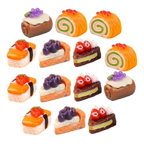 BESPORTBLE 15Stücke Kuchenmodelle Simulierte Dessert Miniaturen Für Puppenhaus Mixed Style Und Dekoration BESPORTBLE 15Stücke Kuchenmodelle Simulierte Dessert Miniaturen Für Puppenhaus Mixed Style Und Dekoration von BESPORTBLE