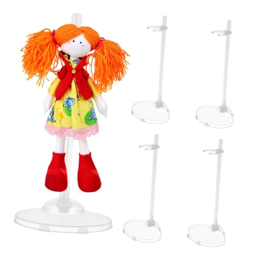 BESPORTBLE 15Stücke Puppenständer Für Präsentation Transparente Halterungen Für Puppen Spielzeugständer Zur Unterstützung Und Ausstellung Von Puppen von BESPORTBLE