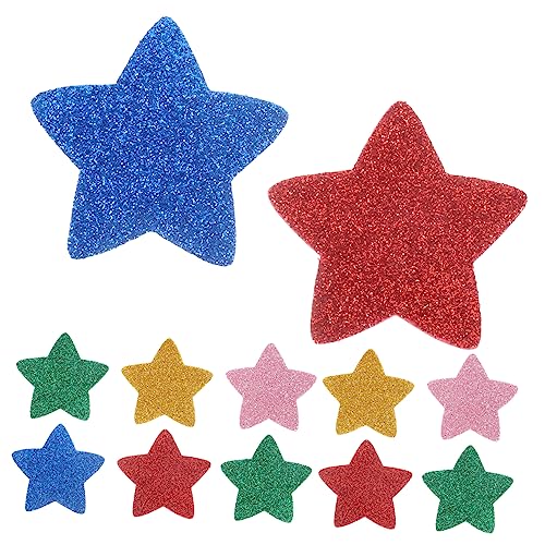 BESPORTBLE 15Stücke Selbstkleber Stern Aufkleber Sticker Für DIY Bastelprojekte Kleine Sternaufkleber Für Kreative Anwendungen von BESPORTBLE