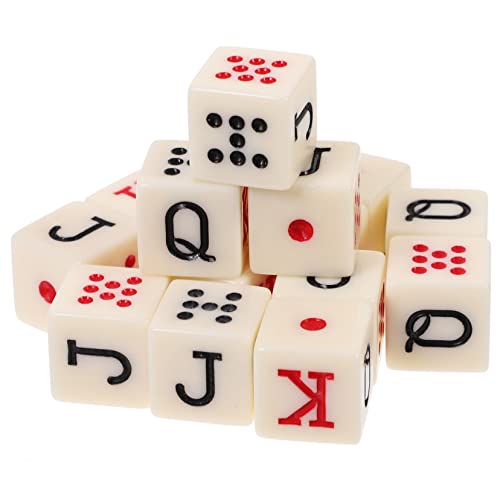 BESPORTBLE 15Stücke Teiliges Acryl Pokerwürfel Tragbare Verschleißfeste Würfel für Lustige Spieleabende für Partyzubehör und Vielseitige Verwendung im Freien Klassenzimmer BESPORTBLE 15Stücke Teiliges Acryl Pokerwürfel Tragbare Verschleißfeste Würfel für Lustige Spieleabende für Partyzubehör und Vielseitige Verwendung im Freien Klassenzimmer von BESPORTBLE