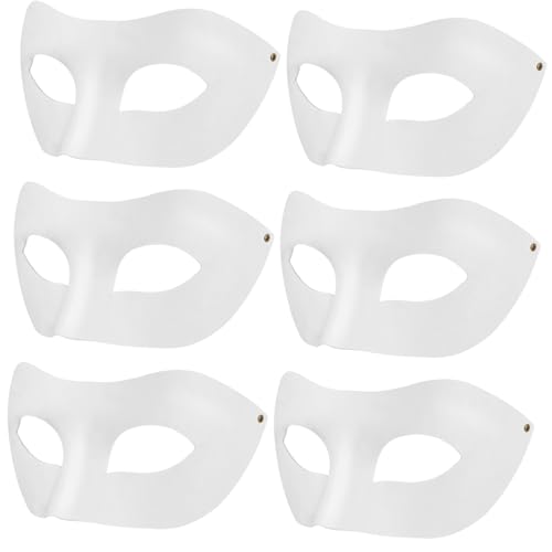 BESPORTBLE 15Stücke Unbemalte Papiermasken Zum Selbstgestalten Weiße DIY Maske Für Karneval Halloween Und Cosplay Partys Und Erwachsene BESPORTBLE 15Stücke Unbemalte Papiermasken Zum Selbstgestalten Weiße DIY Maske Für Karneval Halloween Und Cosplay Partys Und Erwachsene von BESPORTBLE