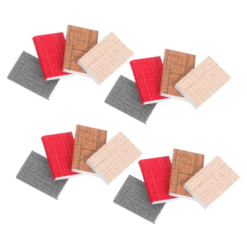 BESPORTBLE 16 Stück Maßstab Authentische Vielseitige Puppenhaus-Dekoration für Schlafzimmer Bibliothek Arbeitszimmer Realistische Mini-bücher Zubehör von BESPORTBLE