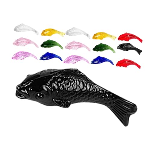 BESPORTBLE 16 Stück Teiliges Glasfisch Figuren Bunte Miniatur Ornamente Handgefertigt Farbenfrohe Koi Dekorationen für Puppenhaus Mikrolandschaft BESPORTBLE 16 Stück Teiliges Glasfisch Figuren Bunte Miniatur Ornamente Handgefertigt Farbenfrohe Koi Dekorationen für Puppenhaus Mikrolandschaft von BESPORTBLE