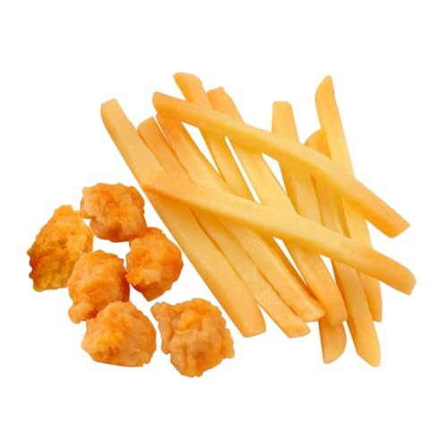 BESPORTBLE 16 Stück Teiliges Künstliche Pommes Frites Modell für Küchen Dekoration und Fotografie Realistische Fake Food Requisiten für Kreatives Spiel und Rollenspiele von BESPORTBLE