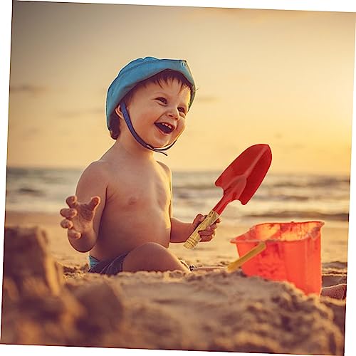 BESPORTBLE 16 Stück Teiliges Mini Gartenspielzeug für Strandschaufeln mit Holzgriff Robuste Sandschaufeln in Zufälligen Farben Sicher und Langlebig für Strand Garten und Zufällige Farbe von BESPORTBLE