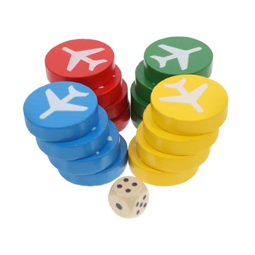 BESPORTBLE 16 Stück Teiliges Set aus Holz für Fliegende Schachspiel Austauschbare Spielsteine für Teppich und Boden Lernspielzeug für Zuhause Schule und Kindergarten BESPORTBLE 16 Stück Teiliges Set aus Holz für Fliegende Schachspiel Austauschbare Spielsteine für Teppich und Boden Lernspielzeug für Zuhause Schule und Kindergarten von BESPORTBLE