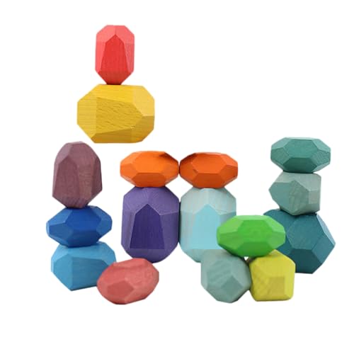 BESPORTBLE 16 Stück Teiliges aus Holz Bunte Montessori Bausteine für Lernspielzeug Farberkennung und Visuellen Entwicklung BESPORTBLE 16 Stück Teiliges aus Holz Bunte Montessori Bausteine für Lernspielzeug Farberkennung und Visuellen Entwicklung von BESPORTBLE