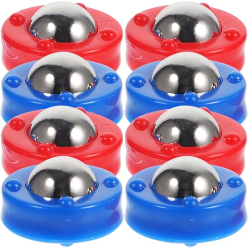 BESPORTBLE 16-Teiliges Tisch-Shuffleboard-Mini-Zubehör Tisch-Zubehör Schreibtisch-Spielzeug Mini-Tischspiele Shuffleboard-Perlen Shuffleboard-Tisch-Pucks Shuffleboard-Ersatzrollen-Set von BESPORTBLE