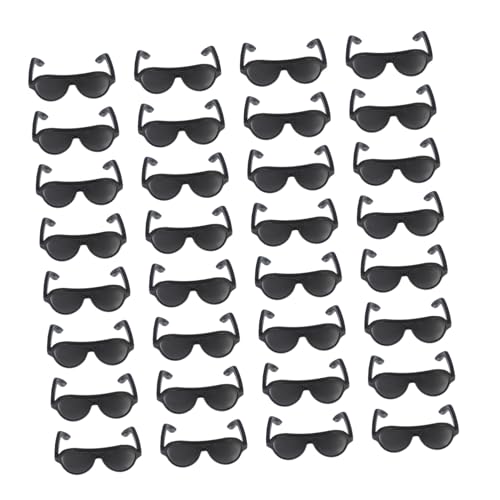 BESPORTBLE 160 Stck. Teiliges Mini Sonnenbrillen für Puppen Puppenhaus Zubehör Handgefertigte Schwarze Miniatur Sonnenbrillen für DIY und Puppenmode BESPORTBLE 160 Stck. Teiliges Mini Sonnenbrillen für Puppen Puppenhaus Zubehör Handgefertigte Schwarze Miniatur Sonnenbrillen für DIY und Puppenmode von BESPORTBLE