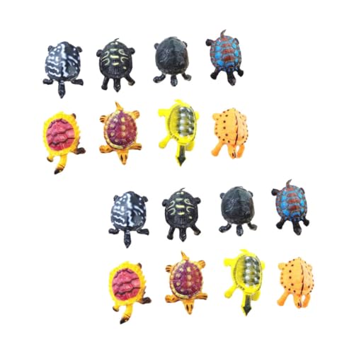BESPORTBLE 16Stücke Schildkröten Modellspielzeug Simulationsschildkröten Für Lernspielzeug Meereslebewesen Figuren Dekoration Für Aquarien Und Spielzeugsets von BESPORTBLE