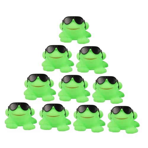 BESPORTBLE 16Stücke Teiliges Badespielzeug für Schwimmendes Froschspielzeug Sonnenbrillenform Sicheres und Hautfreundliches Badespielzeug für Unvergesslichen Badespaß der Badewanne BESPORTBLE 16Stücke Teiliges Badespielzeug für Schwimmendes Froschspielzeug Sonnenbrillenform Sicheres und Hautfreundliches Badespielzeug für Unvergesslichen Badespaß der Badewanne von BESPORTBLE