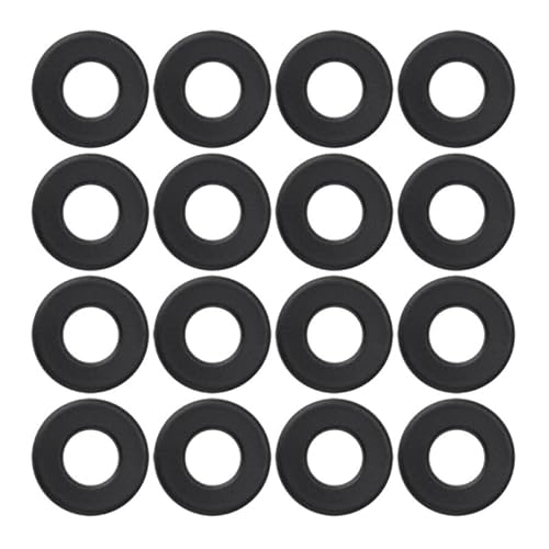 BESPORTBLE 16st PVC-unterlegscheiben Blacklig Abstandsdichtung Noir Kickermaschine Blackstom Einfache Designs Ersatz Fußball von BESPORTBLE