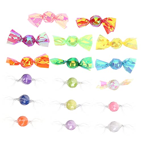 BESPORTBLE 17 Stück Teiliges Miniatur Kunststoff Candy Ornament Bunte Gefälschte Bonbons Mini Candy Dekoration für Hochzeit Party Raumdekoration Vielseitig Einsetzbar Lebhafte von BESPORTBLE