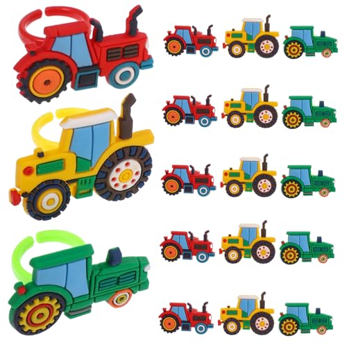 BESPORTBLE 18Stücke Bauernlastwagen Ringe Plastik Bauspielzeug für Partys Sicheres DIY für Kleinkinder Party und Preise BESPORTBLE 18Stücke Bauernlastwagen Ringe Plastik Bauspielzeug für Partys Sicheres DIY für Kleinkinder Party und Preise von BESPORTBLE