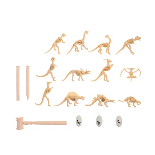 BESPORTBLE 18Stücke Dinosaurier Skelett Grabspielzeug Für Pädagogisches Archäologie Kreative Dinosaurier Skelett Figuren Lernspielzeug Für Jungen von BESPORTBLE