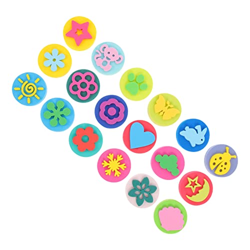 BESPORTBLE 18Stücke Kindergarten Stempel DIY Malwerkzeuge Für Dekorative Cartoon Briefmarken Für Kreative Aktivitäten Und Schulkind Deko Sicher Und BESPORTBLE 18Stücke Kindergarten Stempel DIY Malwerkzeuge Für Dekorative Cartoon Briefmarken Für Kreative Aktivitäten Und Schulkind Deko Sicher Und von BESPORTBLE