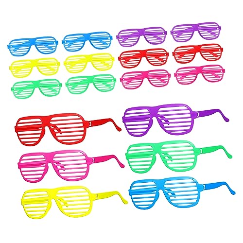 BESPORTBLE 18Stücke Neonfarbene Shutter Brillen Für Cosplay Partys Foto Requisiten Party Dekoration Gastgeschenke Für Unvergessliche Feiern BESPORTBLE 18Stücke Neonfarbene Shutter Brillen Für Cosplay Partys Foto Requisiten Party Dekoration Gastgeschenke Für Unvergessliche Feiern von BESPORTBLE