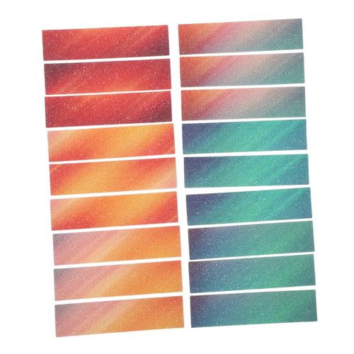 BESPORTBLE 18Stücke Sensory Relief Stickers Textured Tactile Adhesive Strips for Relief Reducing Stickers for Adults Colors von BESPORTBLE
