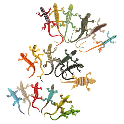BESPORTBLE 18Stücke Teiliges Realistischer Echsenfiguren Reptilien Für Tierfiguren Echsenschmuck Und Echsenstatue Dekorationen Für Lernspielzeug von BESPORTBLE