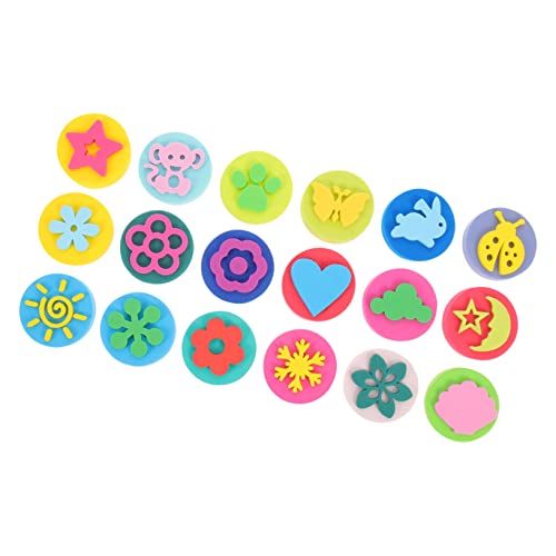 BESPORTBLE 18Stücke Teiliges Stempel Doppelseitige Malwerkzeuge für Kreative Aktivitäten im Kindergarten Vielseitige Cartoon Motive für Belohnungen und für Jungen BESPORTBLE 18Stücke Teiliges Stempel Doppelseitige Malwerkzeuge für Kreative Aktivitäten im Kindergarten Vielseitige Cartoon Motive für Belohnungen und für Jungen von BESPORTBLE