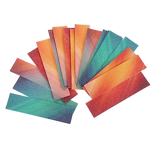 BESPORTBLE 18Stücke Textured Sensory Strips for Relief Tactile Pressure Relief Stickers Colors Self Adhesive Calm Stickers for Office School and Home Use von BESPORTBLE