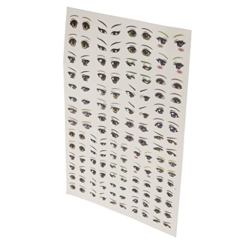 BESPORTBLE 1Blatt DIY Augenaufkleber für Puppen und Figuren Selbstklebende Cartoon Augen Verschiedenen Designs für Kreative Bastelprojekte für Erwachsene BESPORTBLE 1Blatt DIY Augenaufkleber für Puppen und Figuren Selbstklebende Cartoon Augen Verschiedenen Designs für Kreative Bastelprojekte für Erwachsene von BESPORTBLE