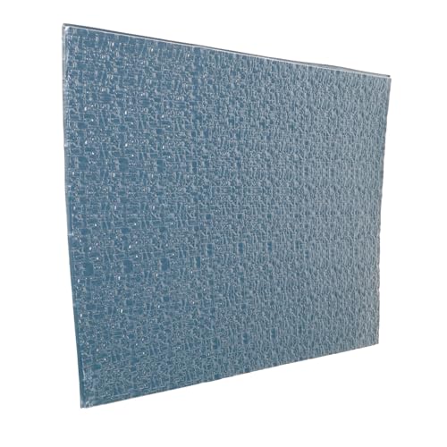 BESPORTBLE 1Blatt DIY Puppenhaus Fliesenwandplatte Mini Graublau Steinoptik Wandverkleidung Für Kreative Puppenhausgestaltungen von BESPORTBLE