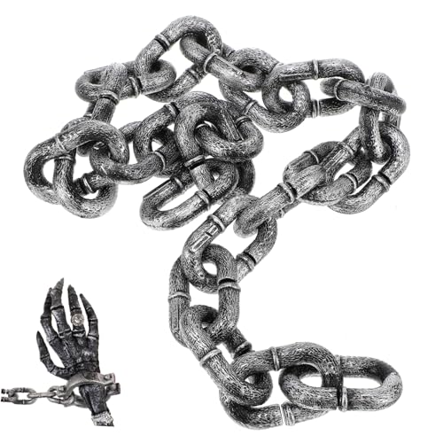 BESPORTBLE 1m Kunststoffkette Für Halloween Absperrkette Simulation Party Dekoration Requisiten Kostüm Zubehör Haltbar Und Rostfrei BESPORTBLE 1m Kunststoffkette Für Halloween Absperrkette Simulation Party Dekoration Requisiten Kostüm Zubehör Haltbar Und Rostfrei von BESPORTBLE