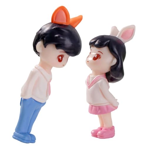 BESPORTBLE 1Paar Figuren Mit Hasenohr Süße Dekoration Für Mini Landschaften Und Wohnkultur Cute Couple Ornamente Für Auto BESPORTBLE 1Paar Figuren Mit Hasenohr Süße Dekoration Für Mini Landschaften Und Wohnkultur Cute Couple Ornamente Für Auto von BESPORTBLE
