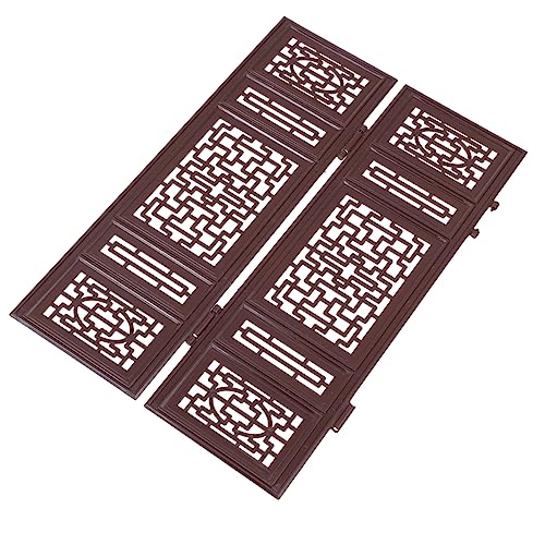 BESPORTBLE 1Paar Mini Chinesisches Bildschirmmodell Dekoration Für Puppenhaus Handgefertigtes Antikes Design Für Kreative Für DIY Projekte BESPORTBLE 1Paar Mini Chinesisches Bildschirmmodell Dekoration Für Puppenhaus Handgefertigtes Antikes Design Für Kreative Für DIY Projekte von BESPORTBLE